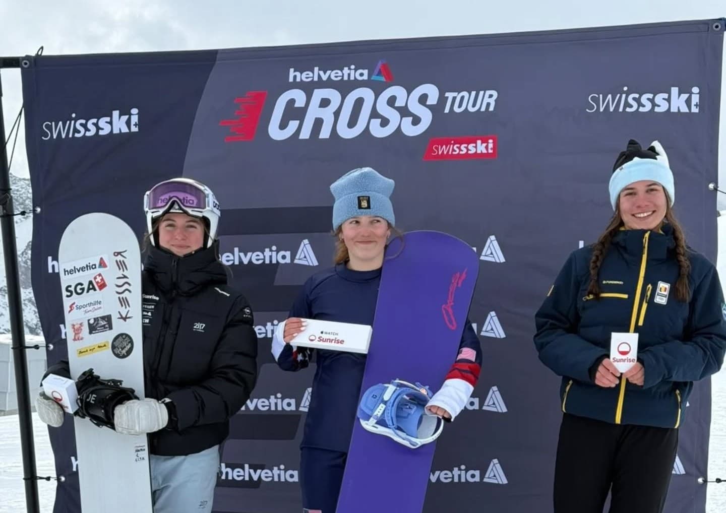 Romanian athlete Kata Mandel wins third place in women’s snowboard cross in Switzerland