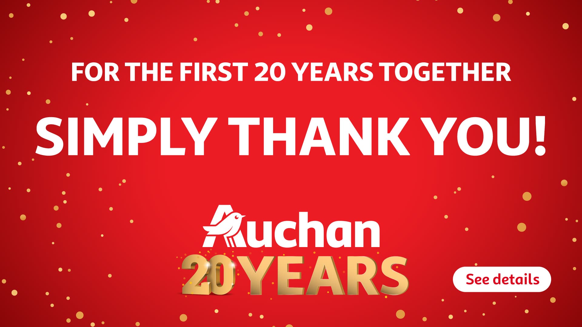 Auchan Romania at 20 years: a multi-format retailer with over 500 stores, present nationwide