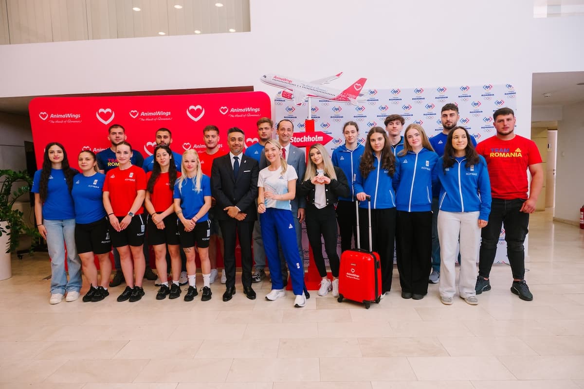 AnimaWings becomes official airline partner of Romania’s Olympic team