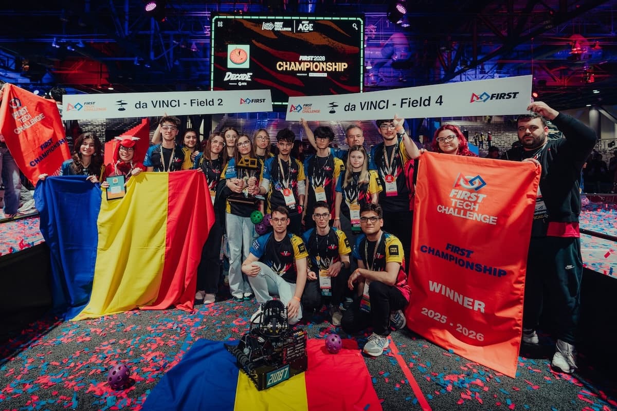 Romanian teams sweep top places at global robotics championship in Houston