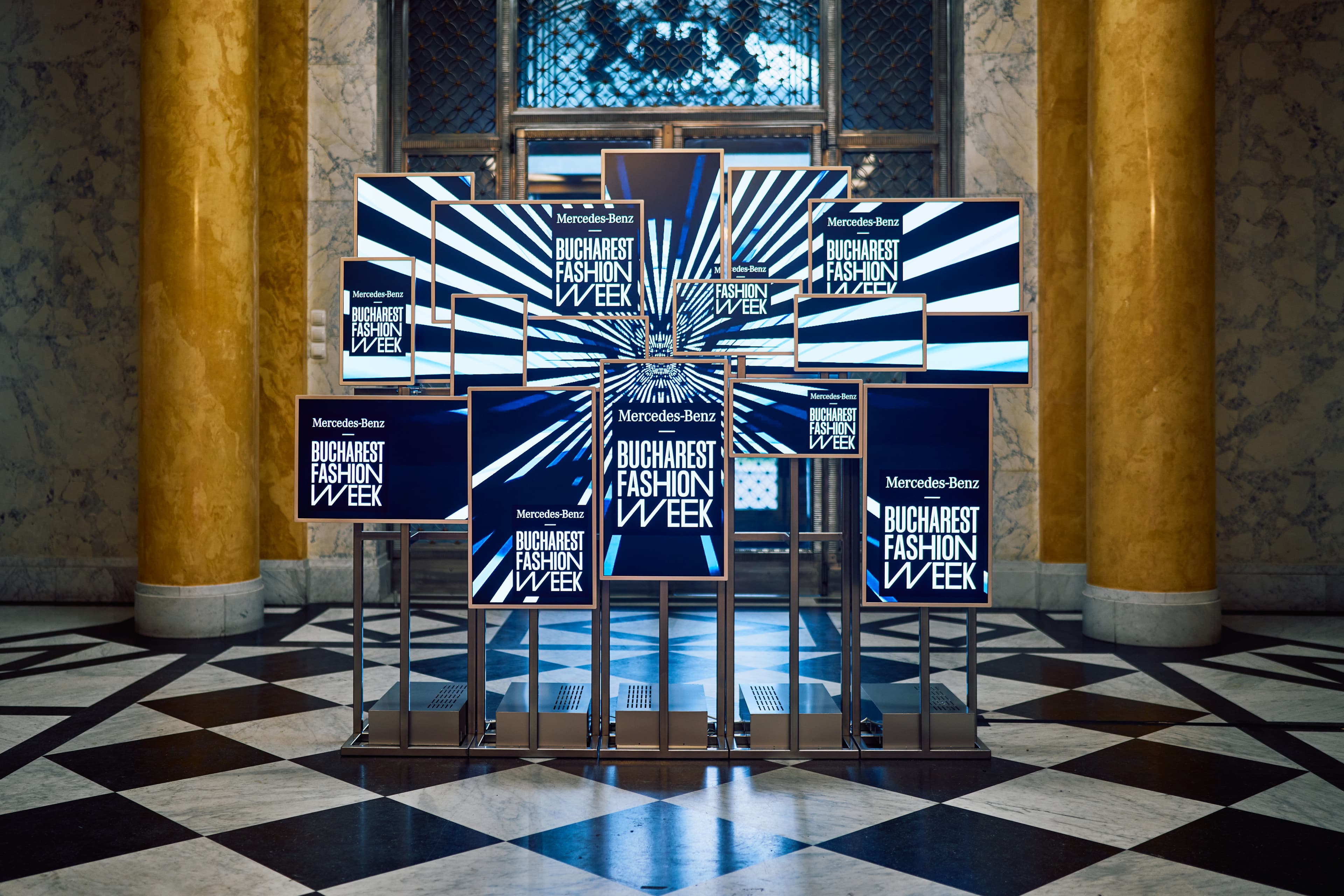 Mediascope enhances the Mercedes-Benz Bucharest Fashion Week 26/27 experience through an integrated ecosystem of digital installations