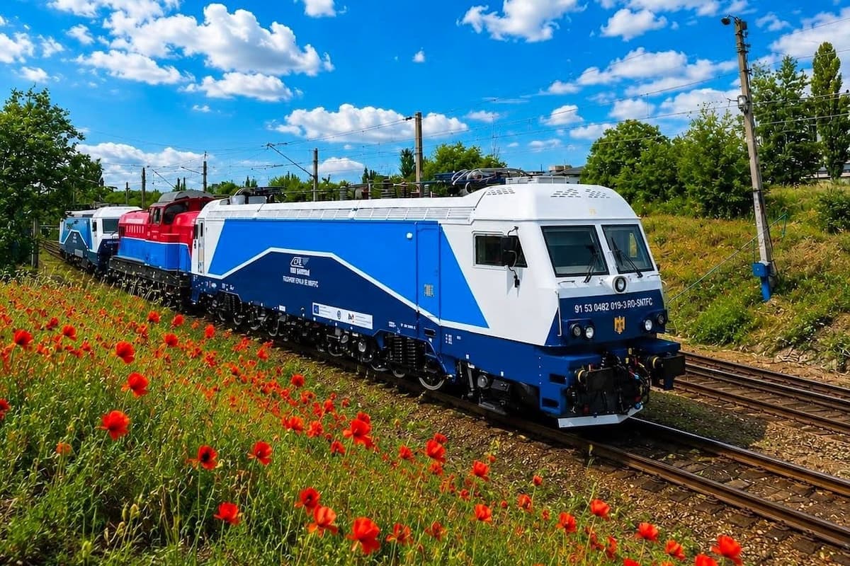 Romanian company completes modernisation of 19 electric locomotives under PNRR