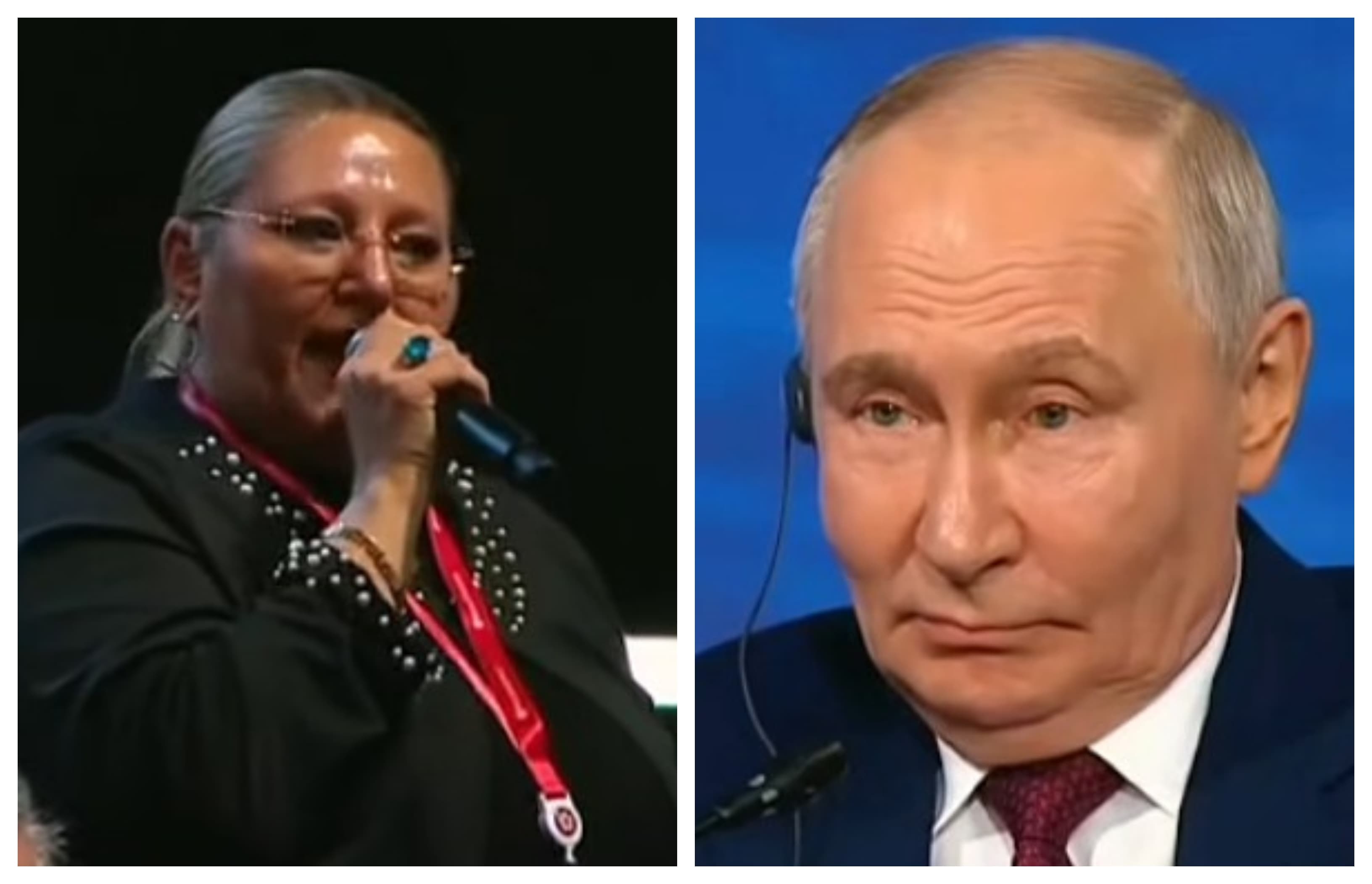 Extremist Romanian MEP Diana Șoșoacă compliments Vladimir Putin during Russia trip