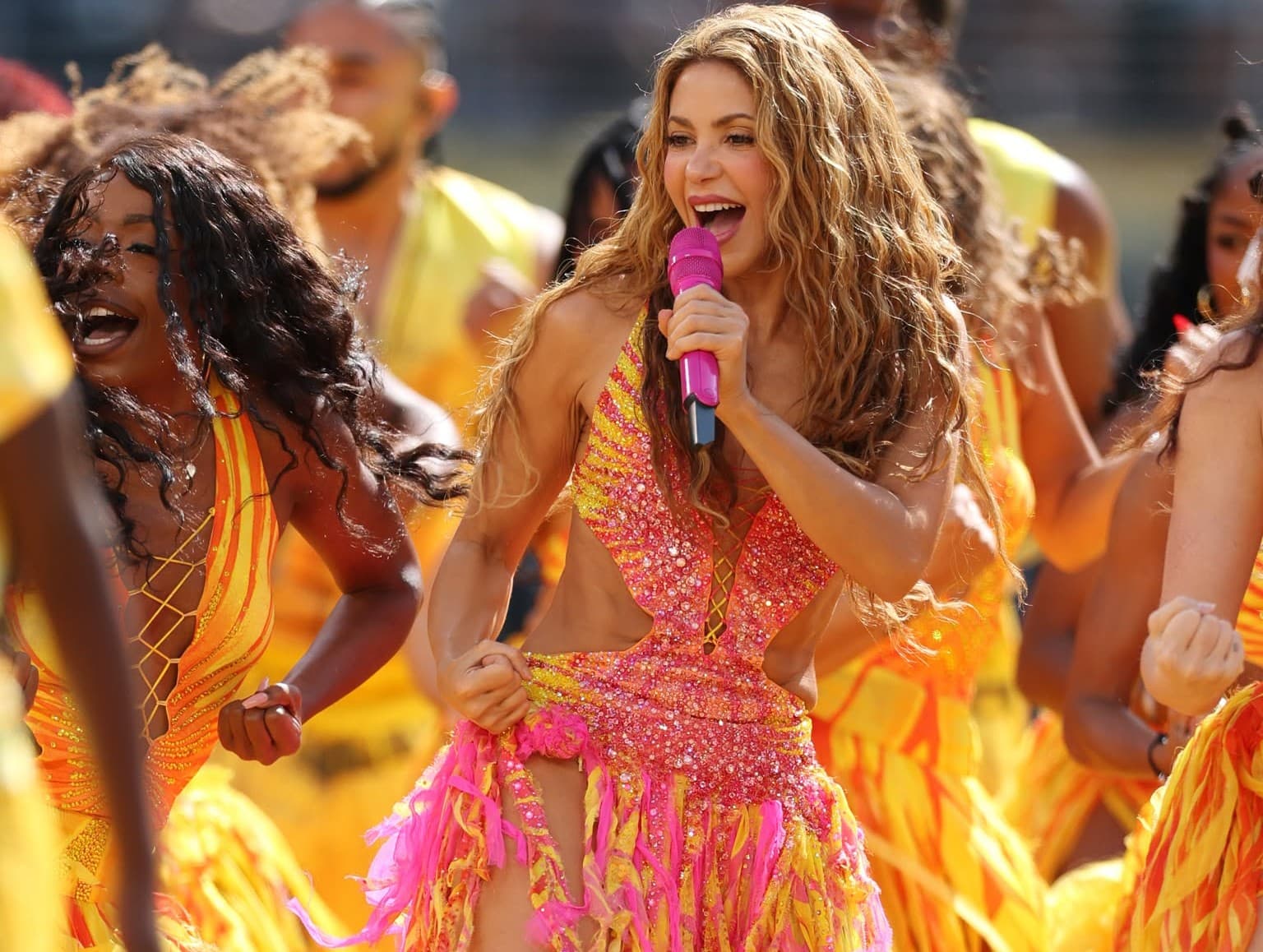 Romanian designer behind costumes worn by Shakira's dancers at FIFA World Cup final