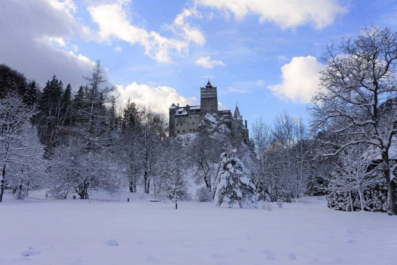 Bran Castle in central Romania opens Christmas Fair this week