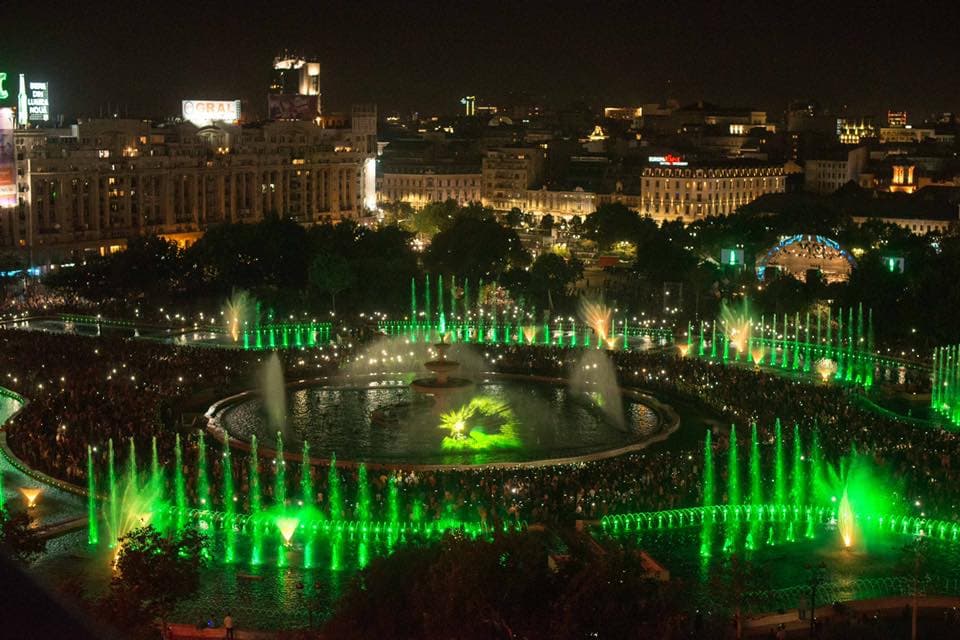 World Record Academy: Bucharest has "longest choreographed fountain system"