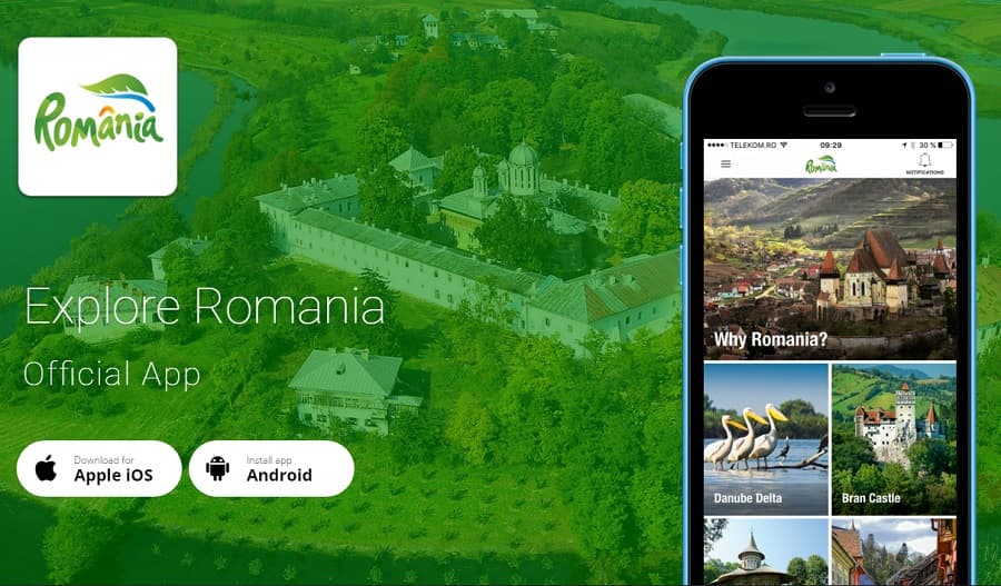 Romania’s Tourism Ministry launches 'Explore RO' app in English