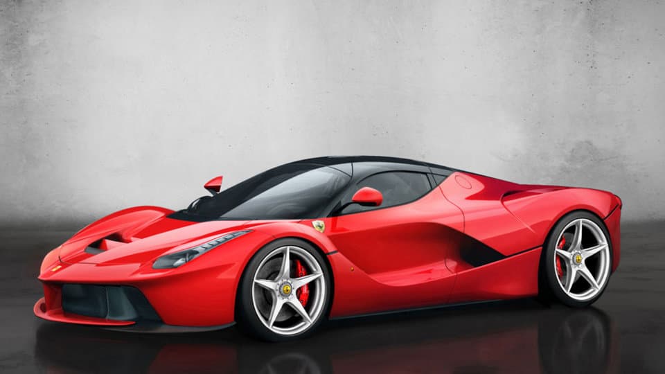 One of the 499 LaFerrari cars produced by Ferrari, registered in Romania