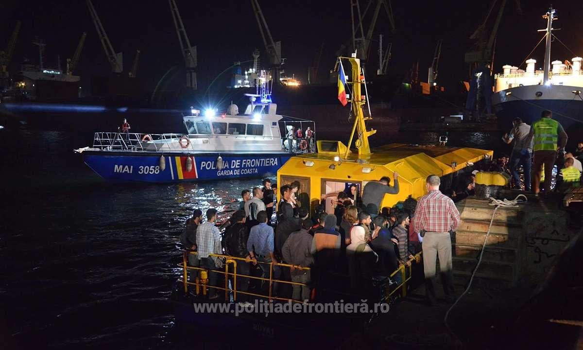 Over 150 migrants adrift in Black Sea rescued by Romanian Border Police