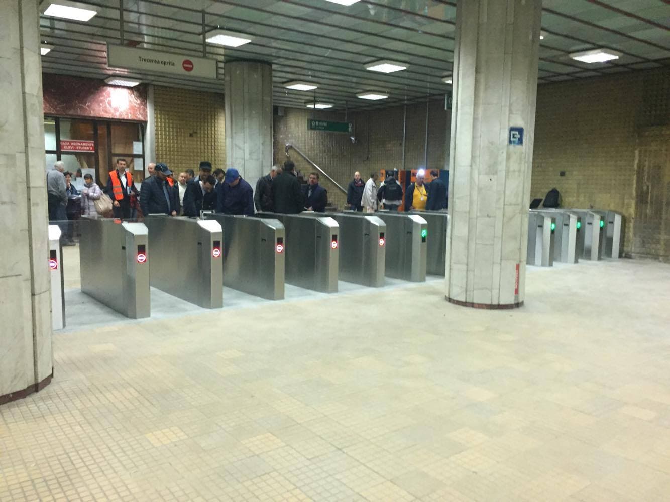 Shorter upgrade works at Bucharest subway stations in office areas