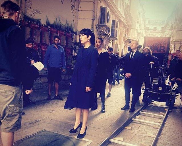 Swedish actress Noomi Rapace is filming in Romania