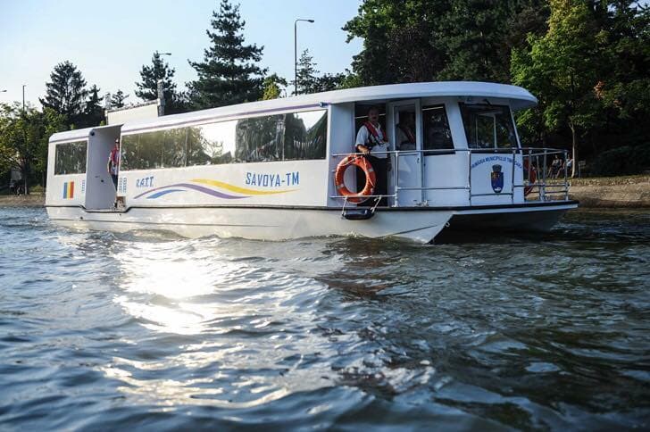 First city in Romania with public transport on water