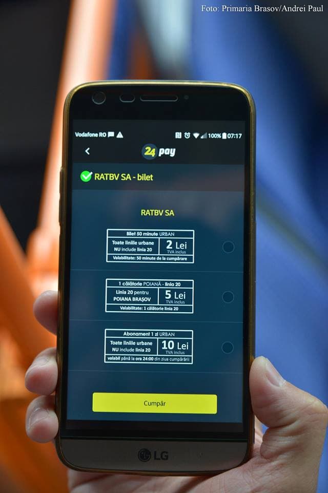 Central Romania city introduces mobile payment for public transport
