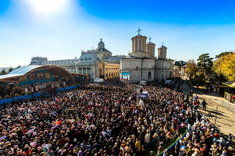 One of the largest pilgrimages in Romania takes place in Bucharest this week