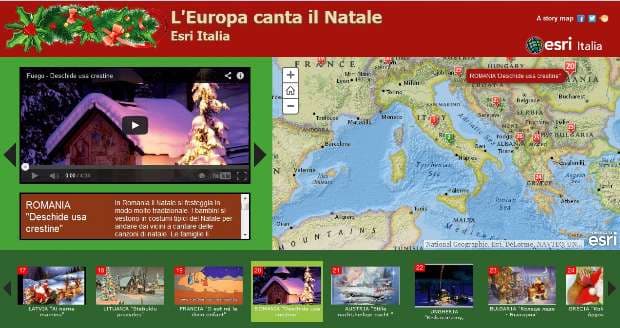 Romanian Christmas carol included in caroling map of Europe