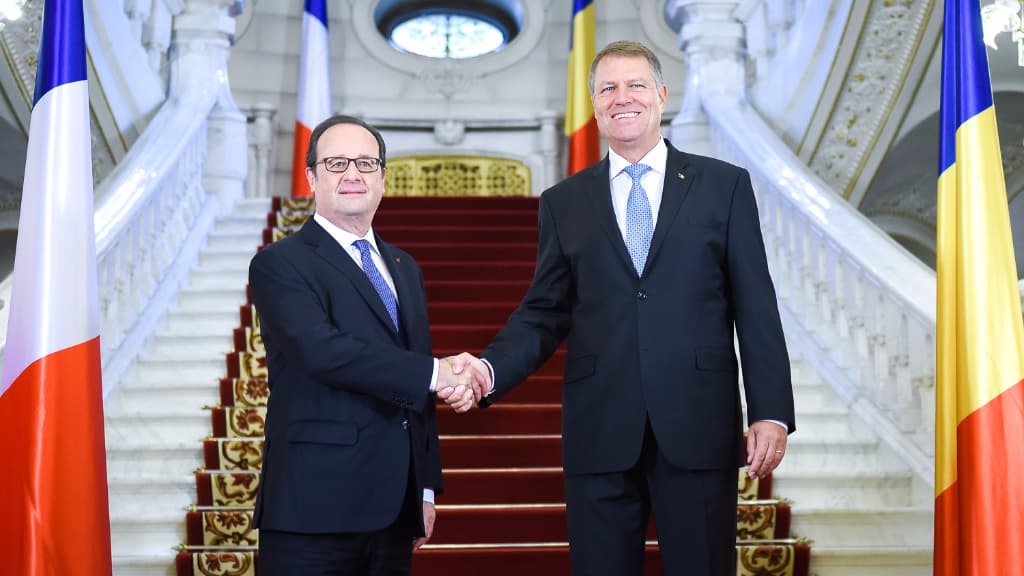 French President Francois Hollande during visit to Romania: I feel like home