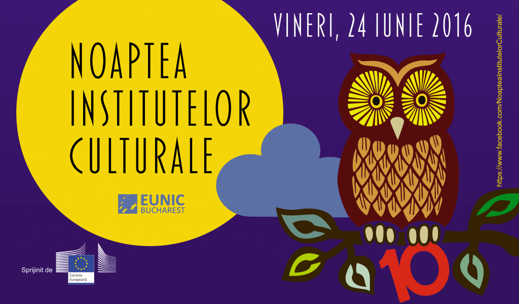 More than 50 events on the Night of Cultural Institutes in Bucharest this June