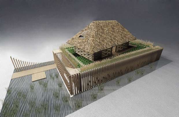 Romania’s pavilion at Expo Milan 2015 to be a house with thatched roof and glass walls