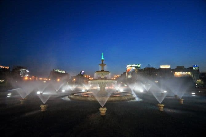 Dancing colored water fountains in Bucharest starting this weekend