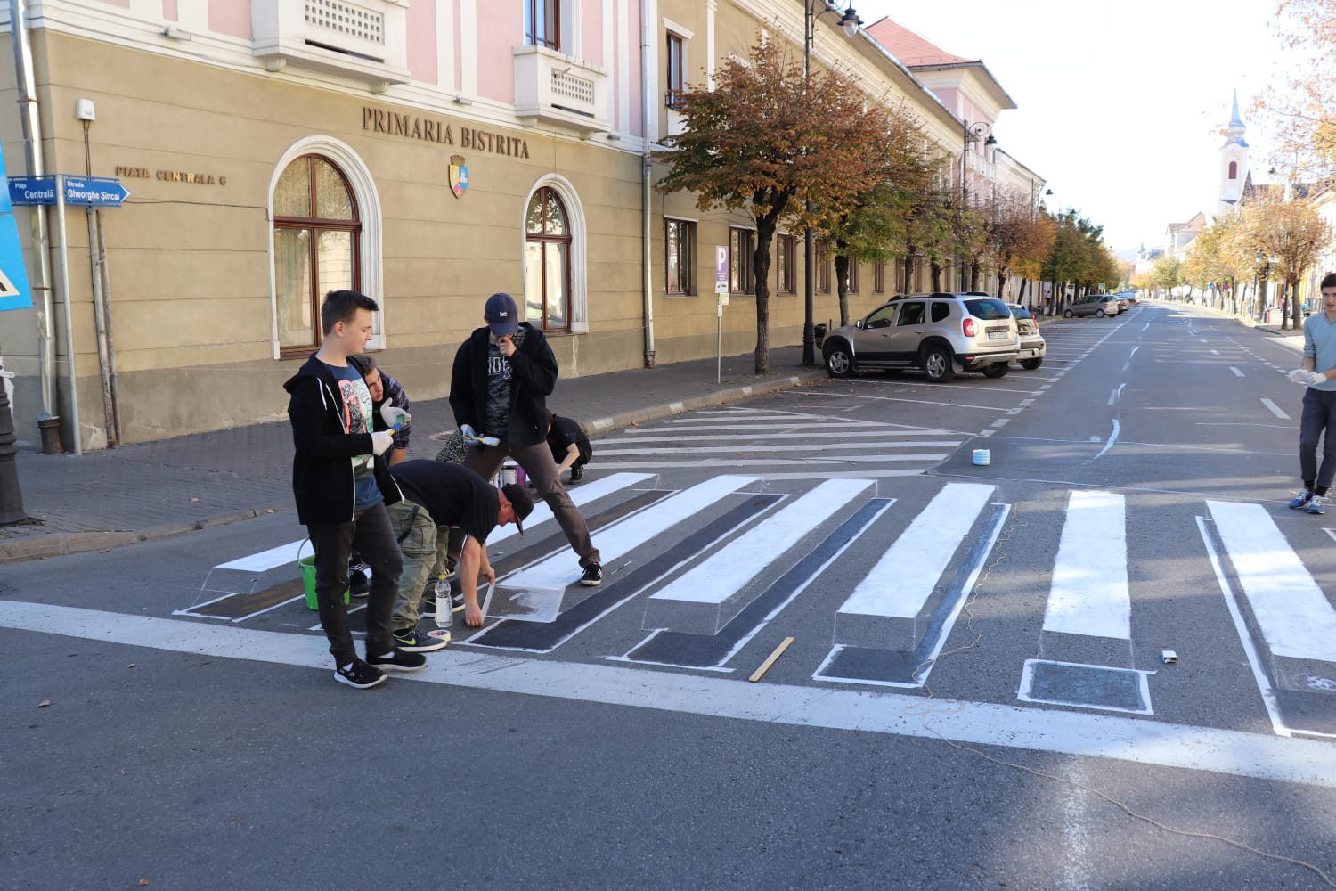 Romanian city adds 3D pedestrian crossing to prevent accidents