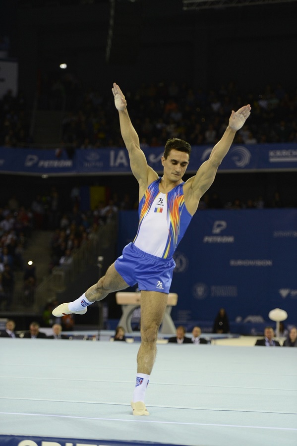European Gymnastics Championships Romanian wins gold in floor final