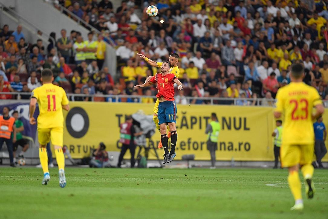 Euro 2020 Qualifiers Romania Loses To Spain Drops To Fourth In