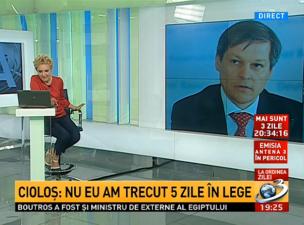 Mihai Gadea Anunț Important Antena 3 Se Oferă Să Difuzeze Interviul Cenzurat Cu Dacian Cioloș