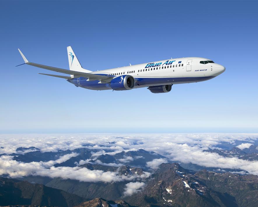 Romanian low-cost airline Blue Air orders six Boeing 737 MAX aircraft