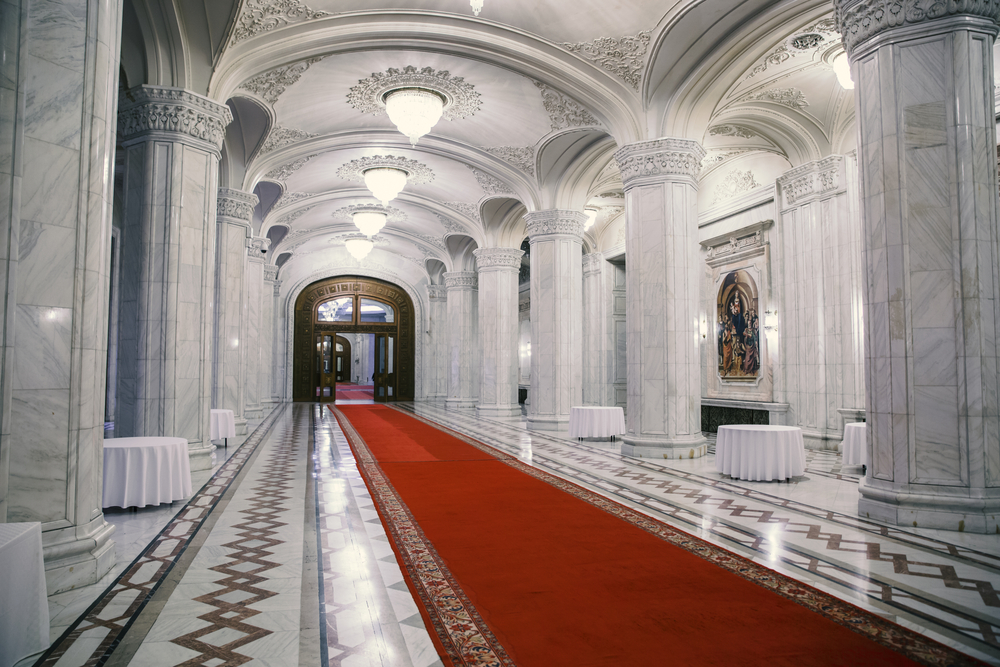 Bucharest Centennial Palace Of The Parliament The Mega